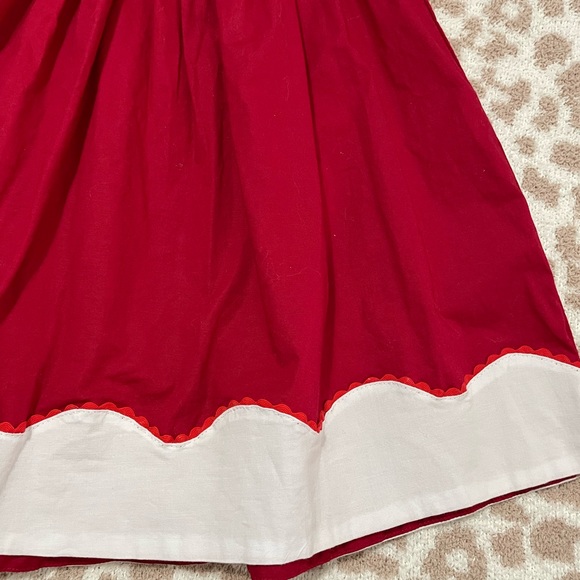 Smocked Santa Dress. - Picture 3 of 5
